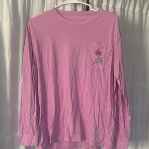 Lauren James Light Purple Long Sleeve Tee